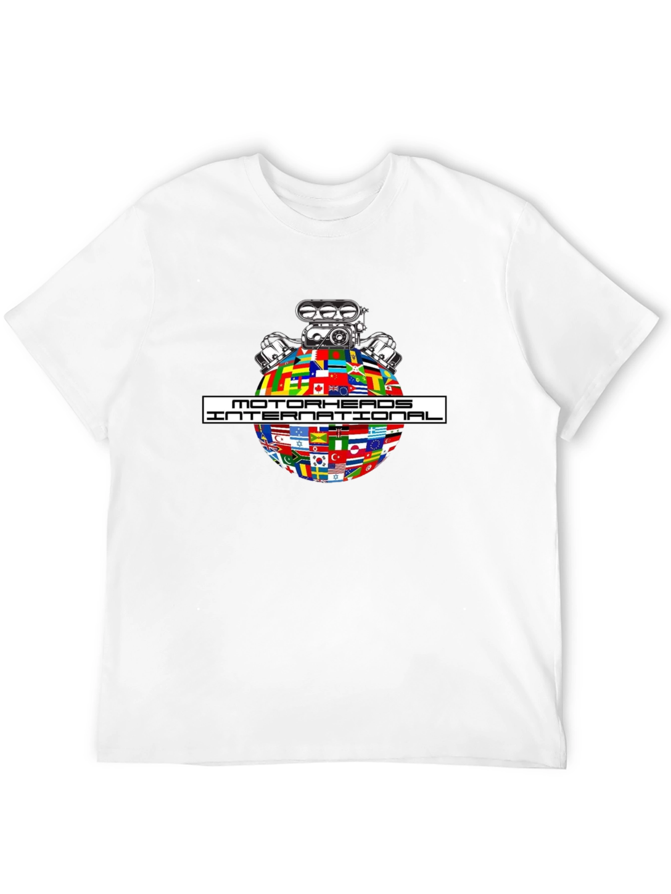 Motorheads International Graphic T-Shirt - Black