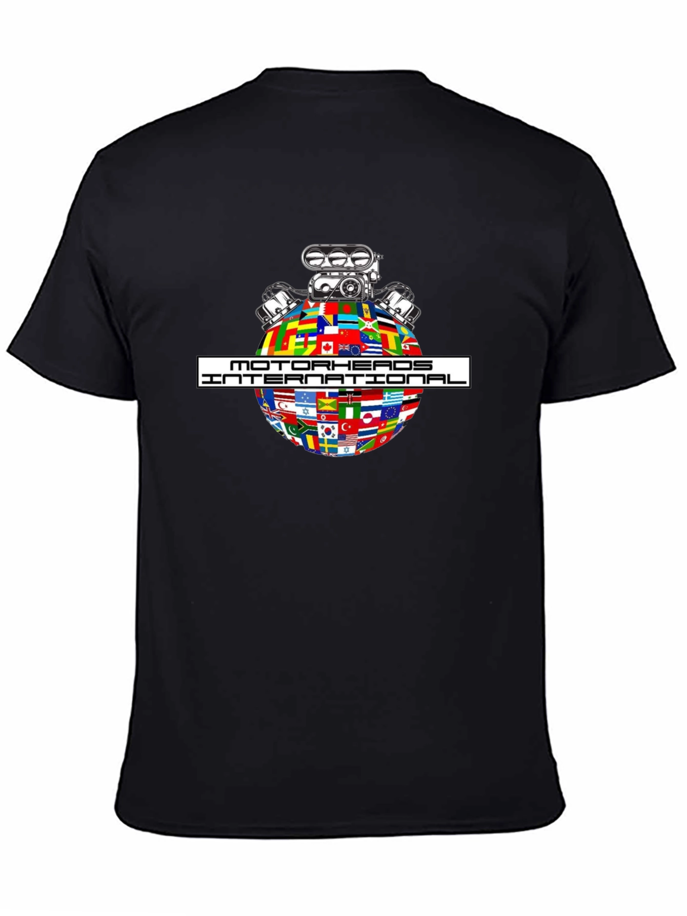 Motorheads International Graphic T-Shirt - Black