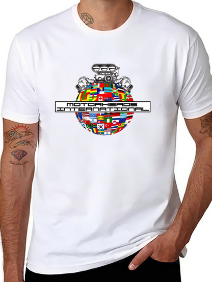 Motorheads International Graphic T-Shirt - Black