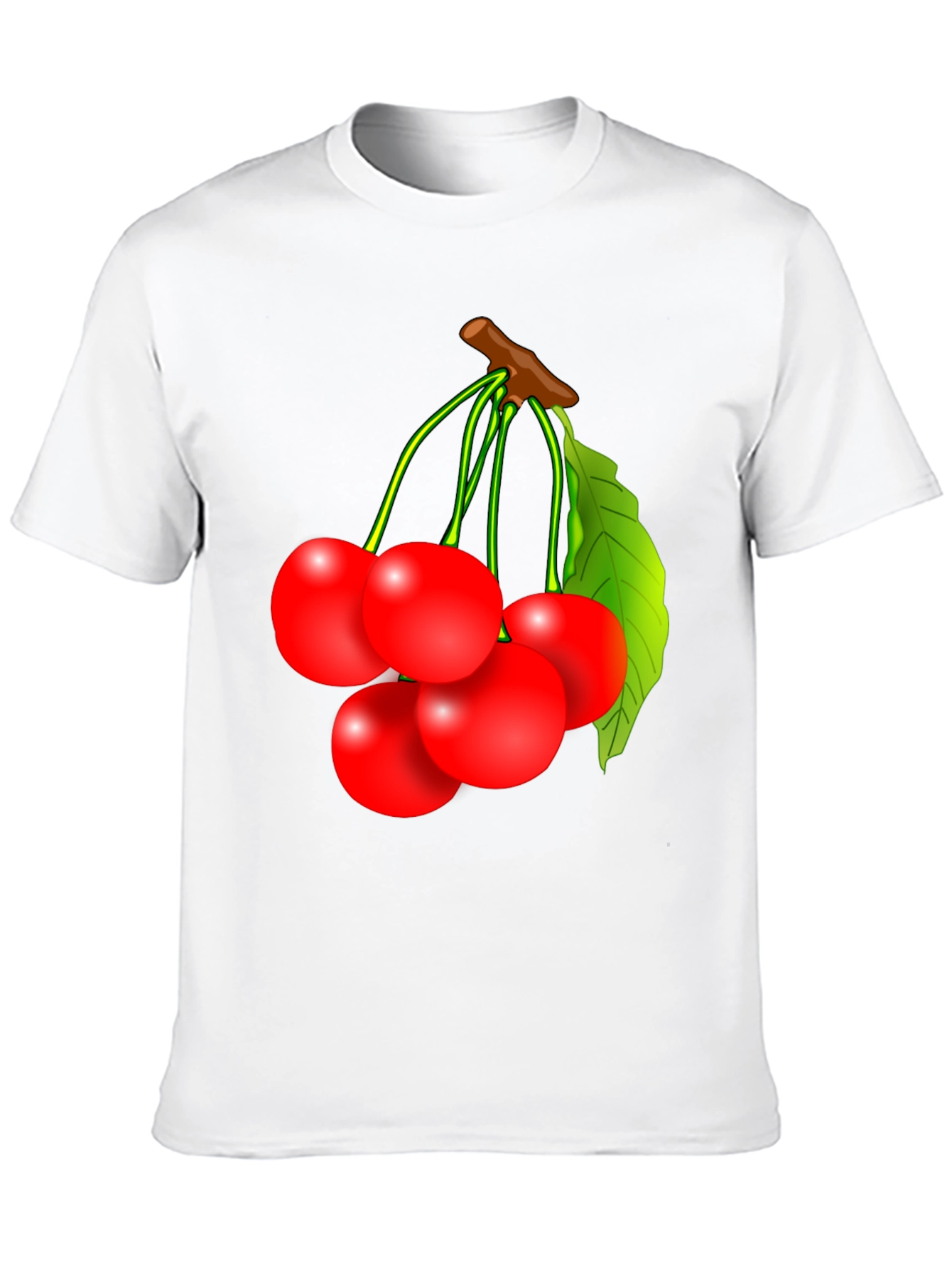 Cherry Graphic Tee - Unisex Black Fruit Shirt