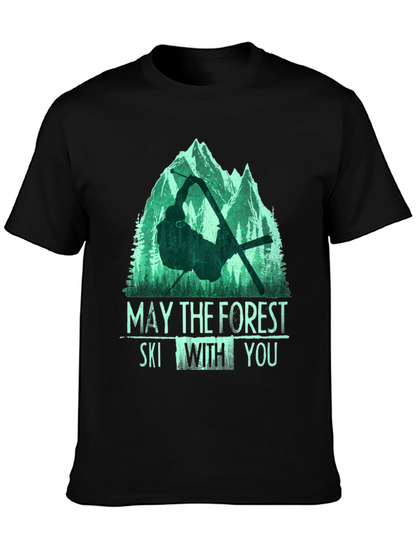 May The Forest Ski With You Graphic Tee