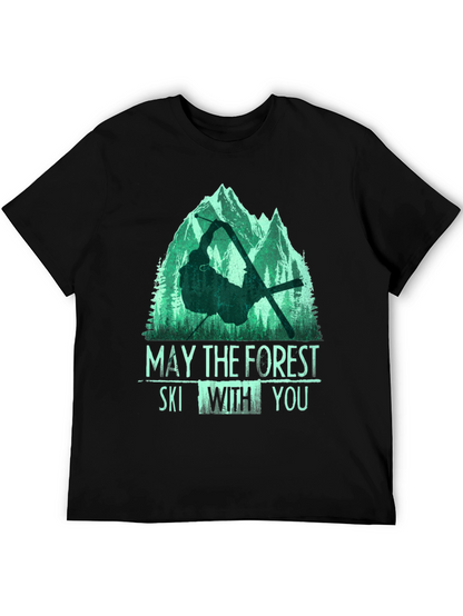May The Forest Ski With You Graphic Tee