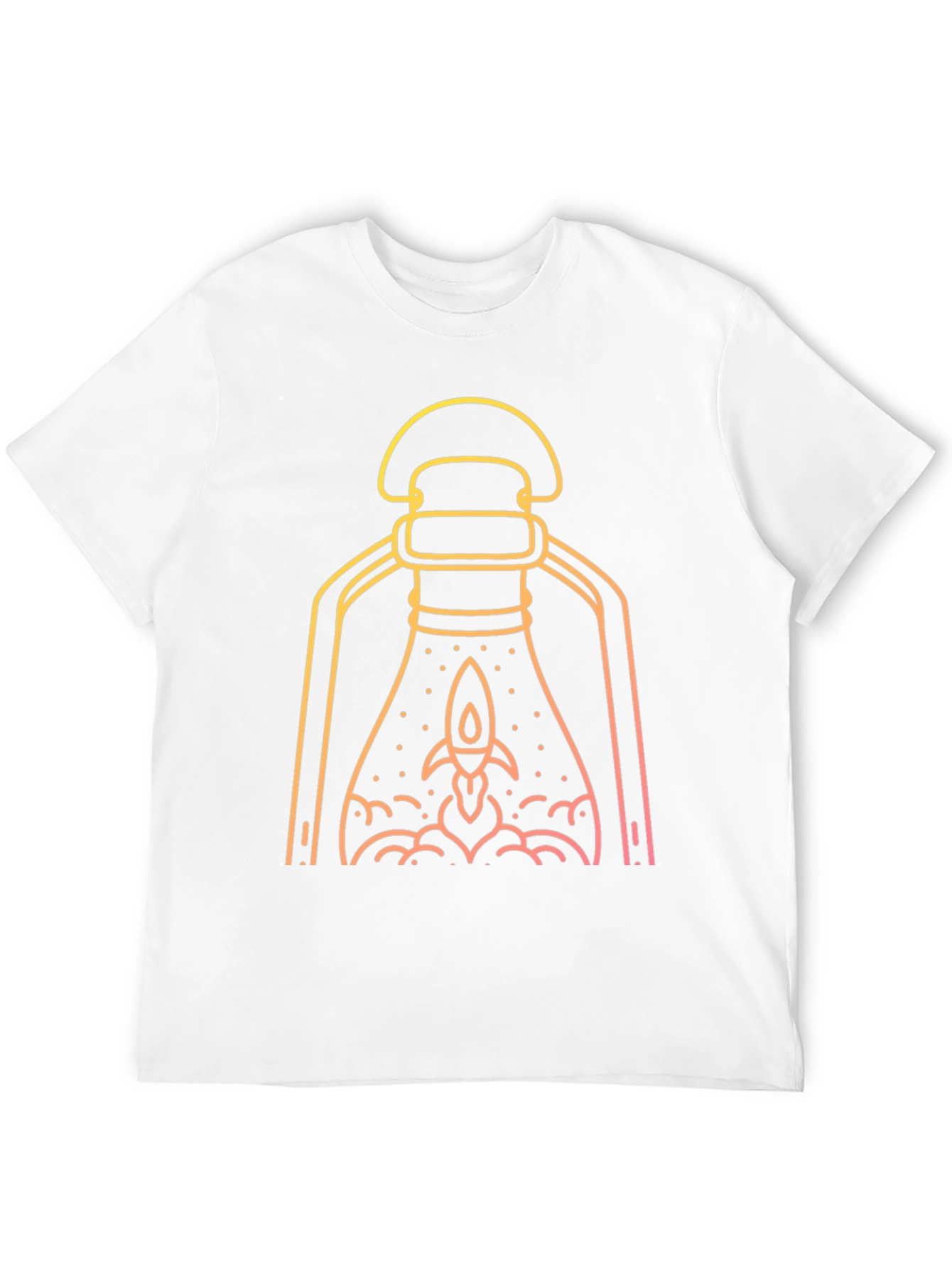 Rocket Lantern Graphic Tee - Black