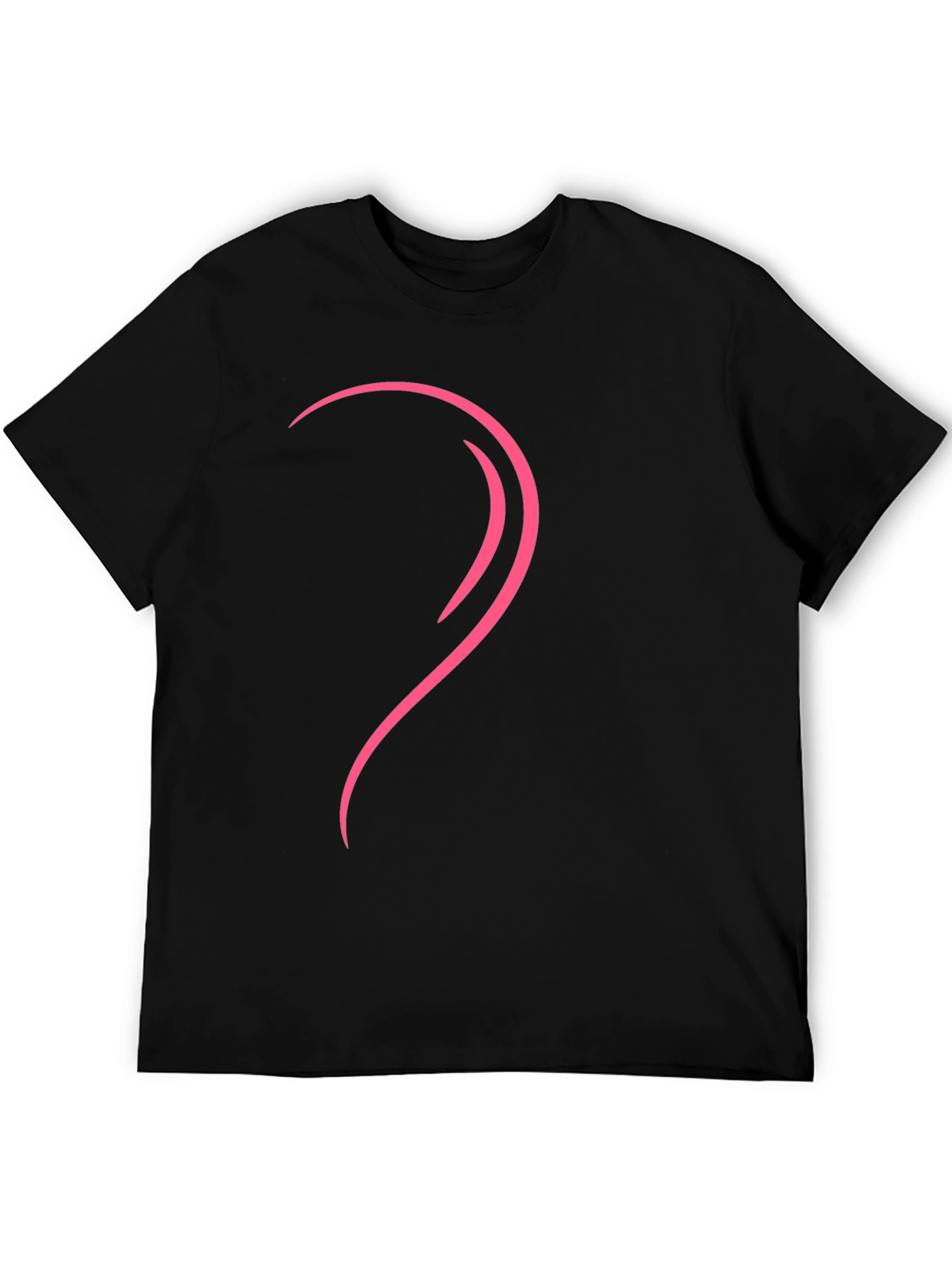 Modern Heart Graphic Tee - Left Side Design