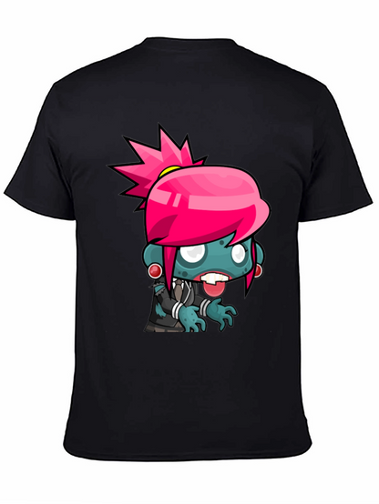 Zombie Cartoon Graphic T-Shirt
