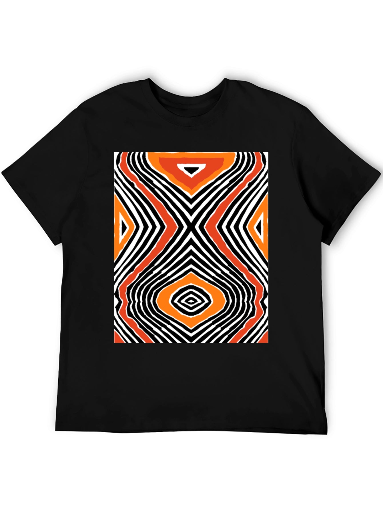 Abstract Pattern T-Shirt - Modern Art Tee