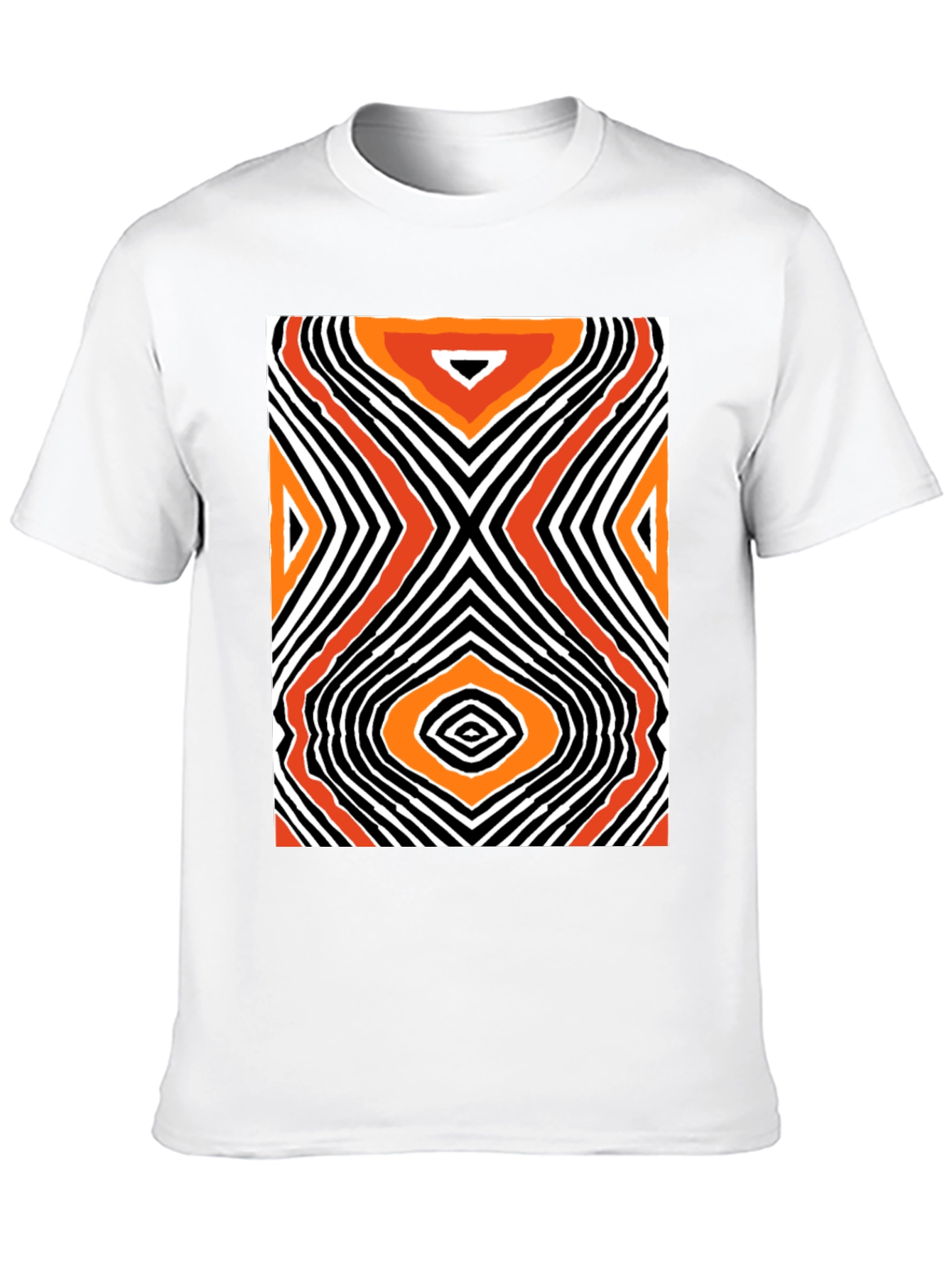 Abstract Pattern T-Shirt - Modern Art Tee