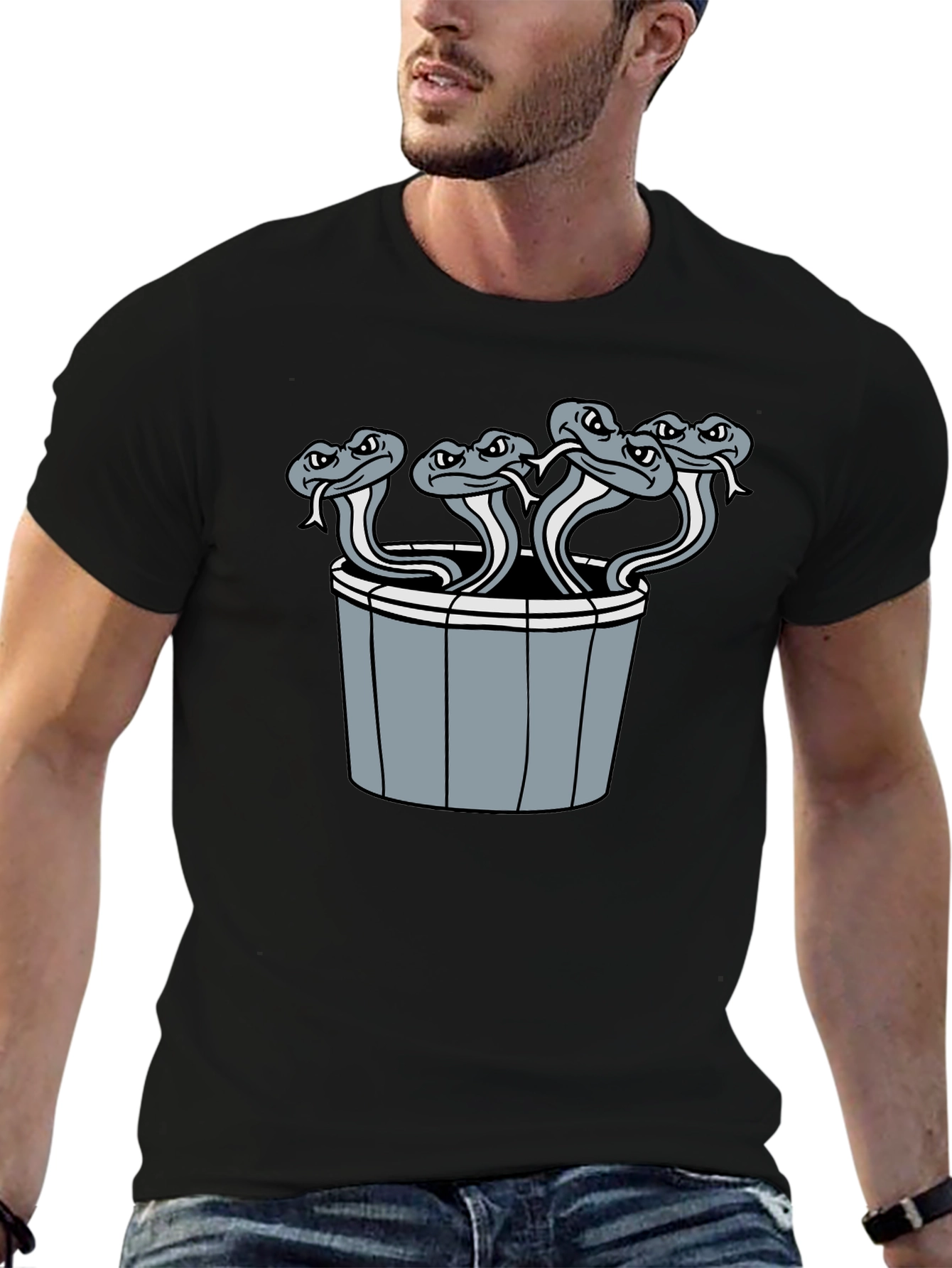 Snakes in a Bucket Graphic Tee