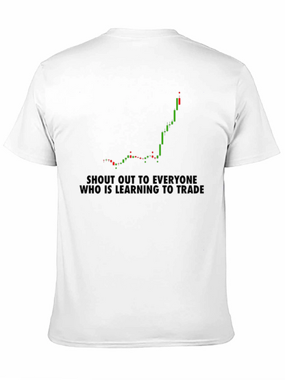 Learn to Trade Black Graphic Tee