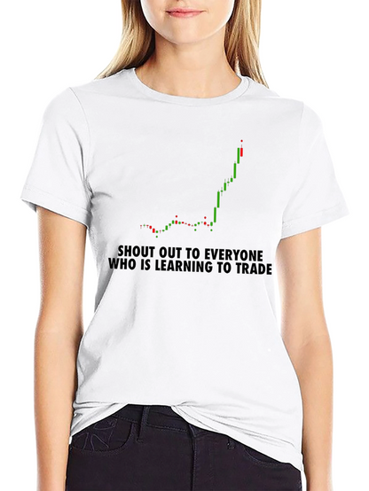 Learn to Trade Black Graphic Tee