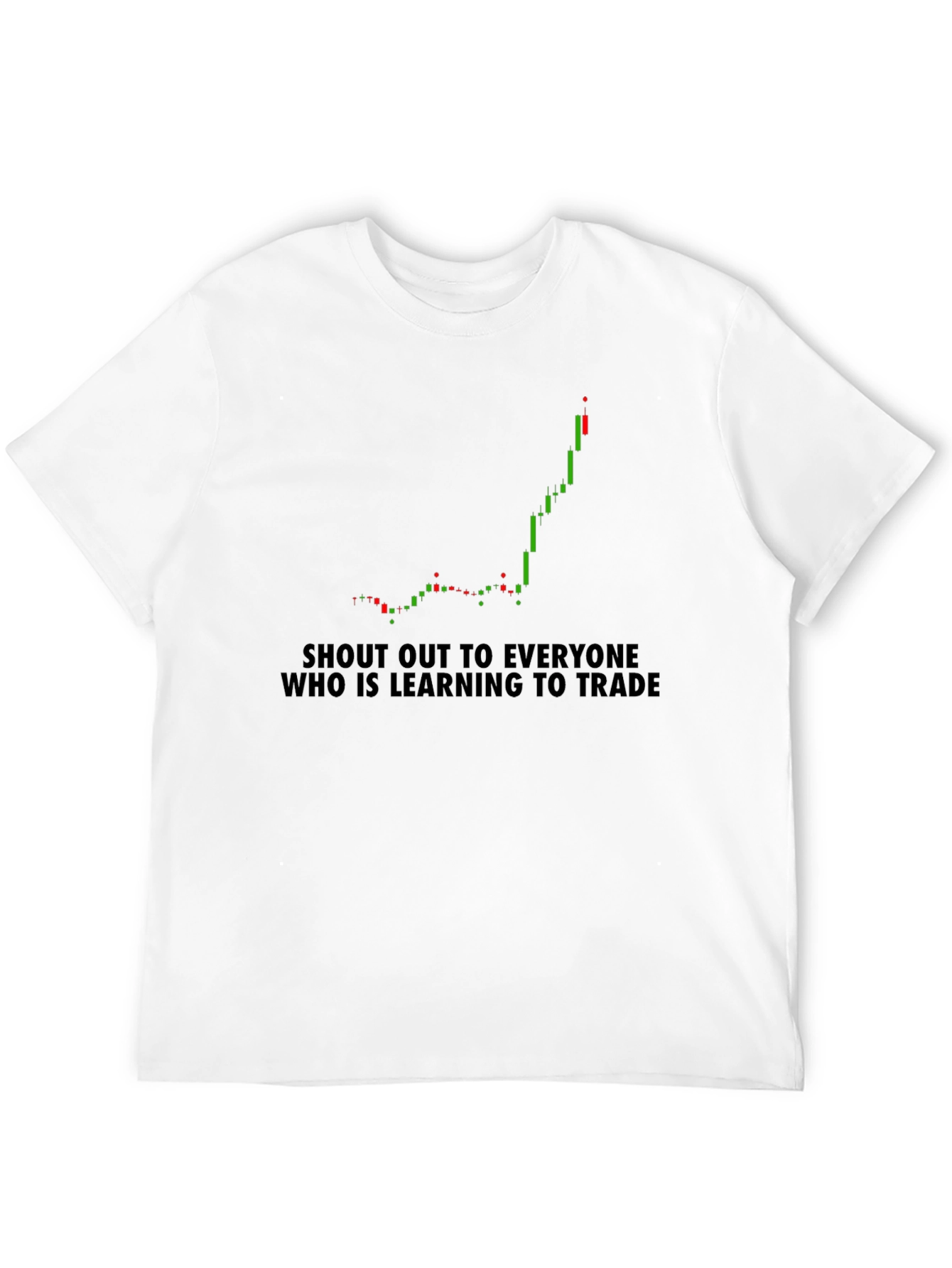 Learn to Trade Black Graphic Tee