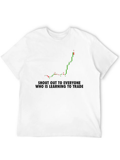 Learn to Trade Black Graphic Tee