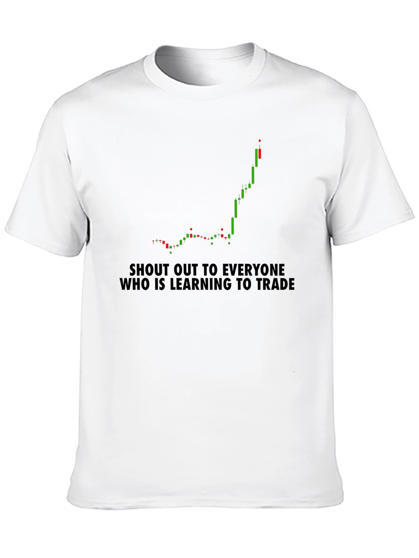 Learn to Trade Black Graphic Tee