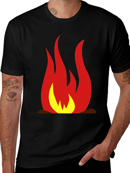 Flame Graphic Tee - Bold and Stylish