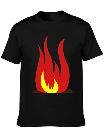 Flame Graphic Tee - Bold and Stylish