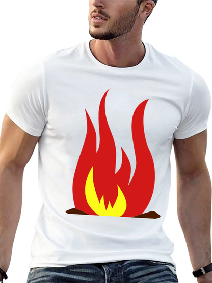 Flame Graphic Tee - Bold and Stylish