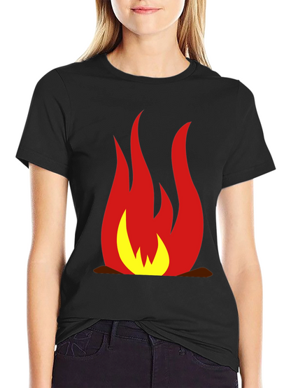 Flame Graphic Tee - Bold and Stylish