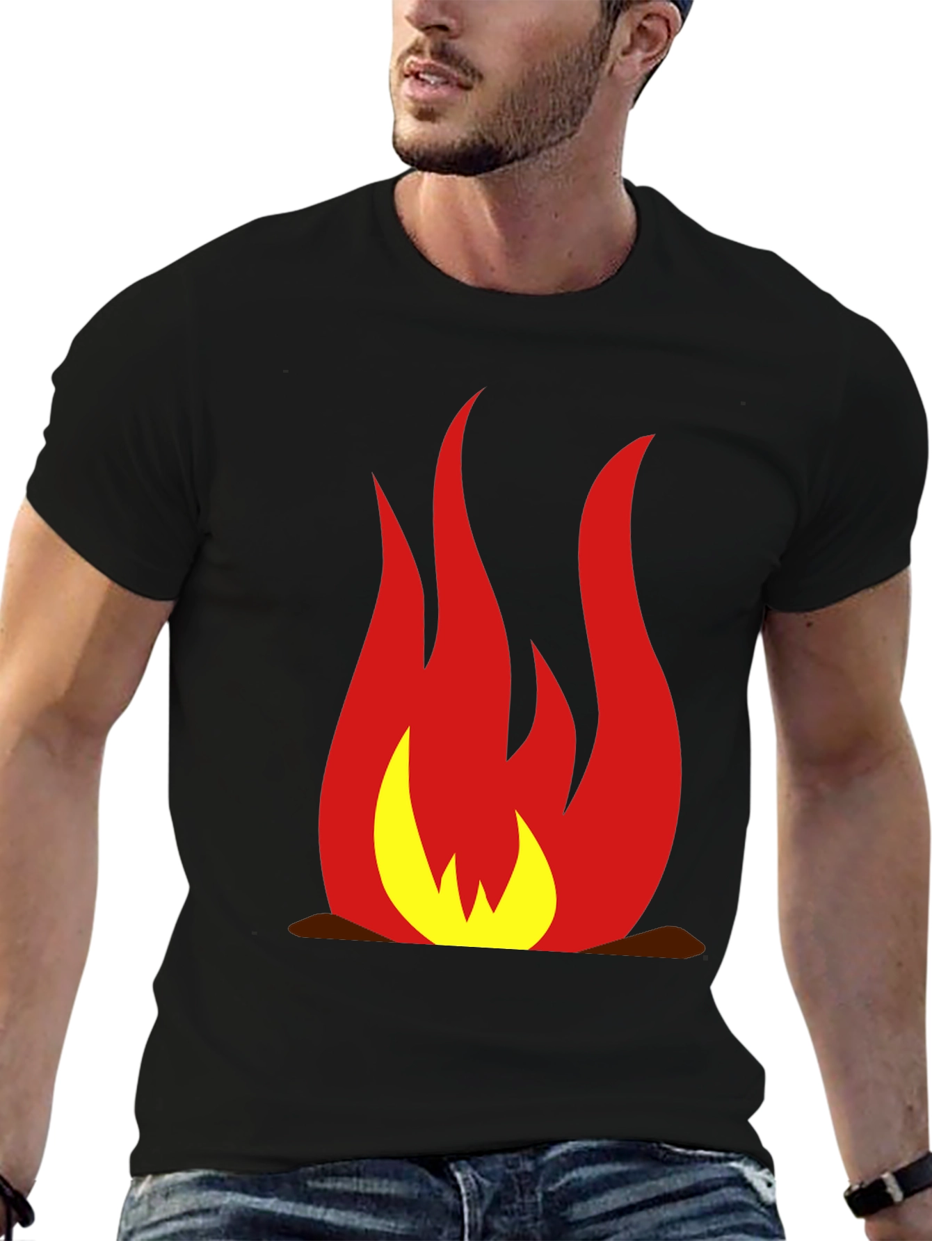 Flame Graphic Tee - Bold and Stylish