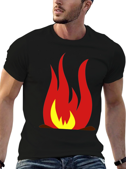 Flame Graphic Tee - Bold and Stylish