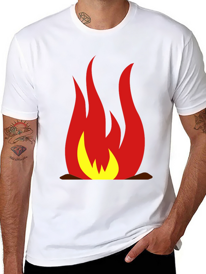 Flame Graphic Tee - Bold and Stylish