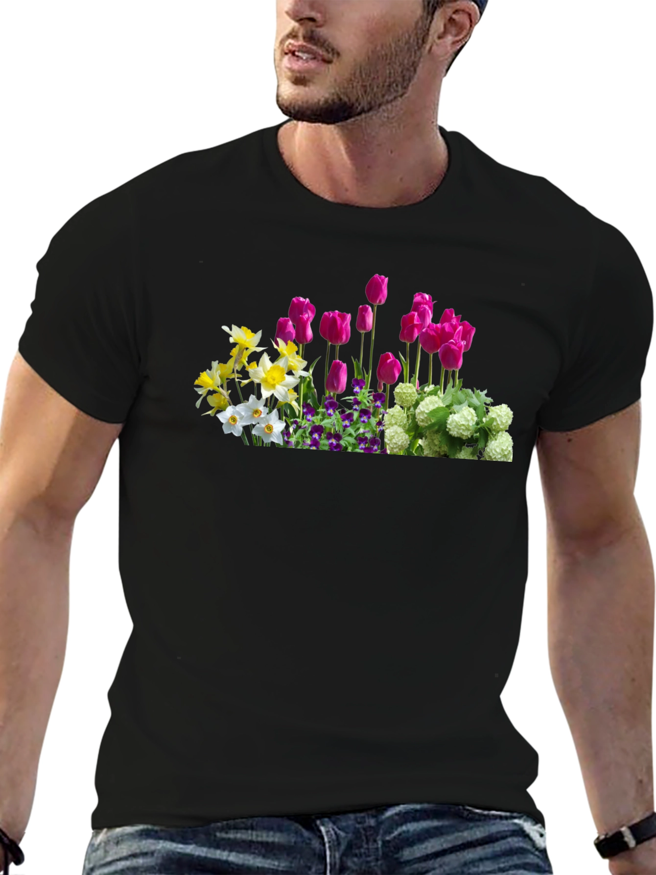 Floral Print T-Shirt - Spring Garden Tee
