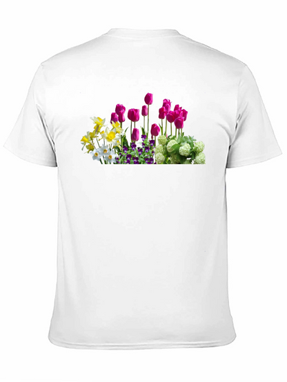 Floral Print T-Shirt - Spring Garden Tee