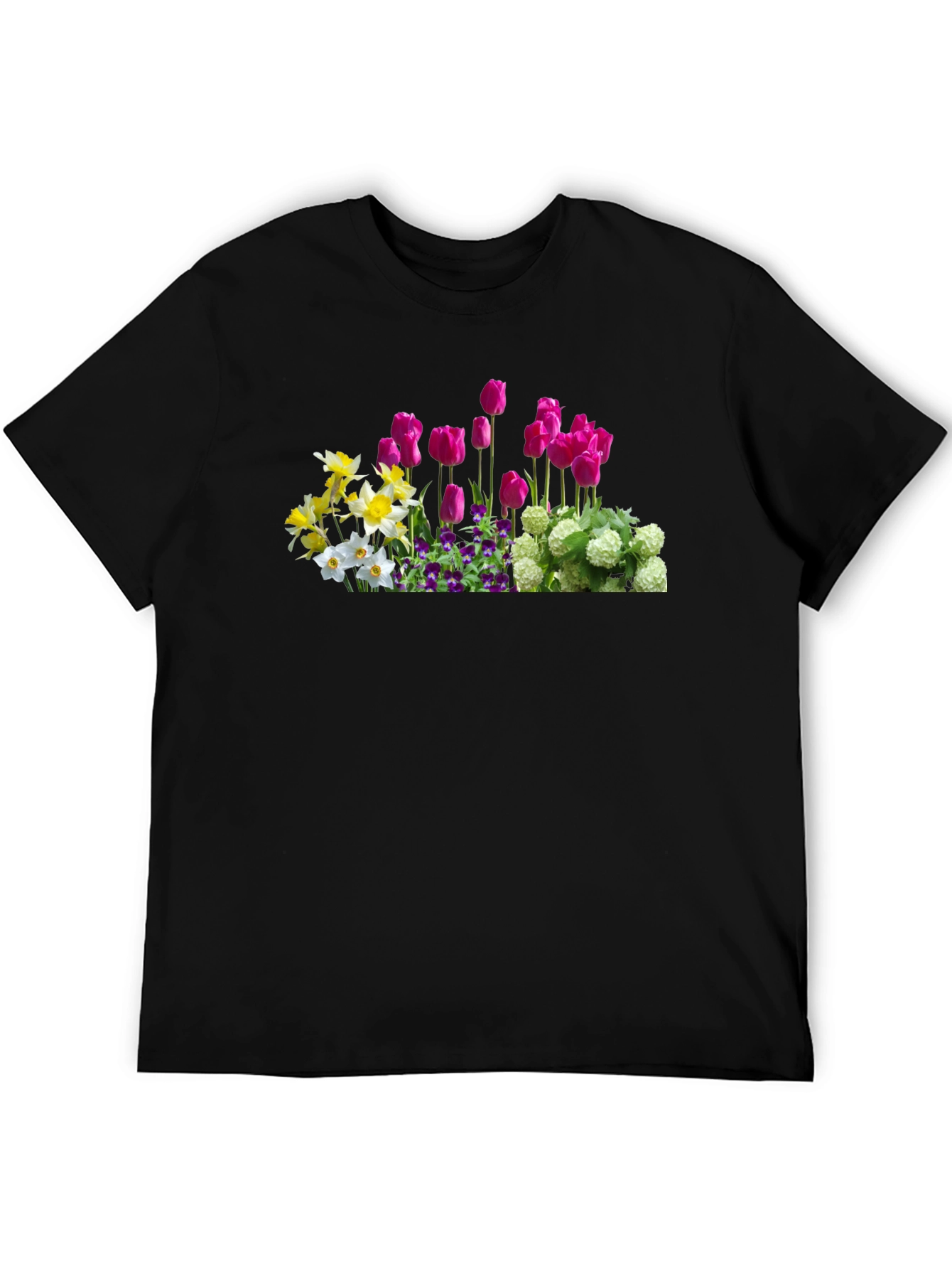 Floral Print T-Shirt - Spring Garden Tee