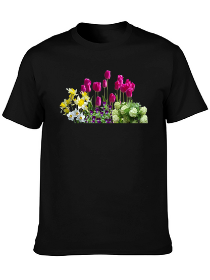 Floral Print T-Shirt - Spring Garden Tee