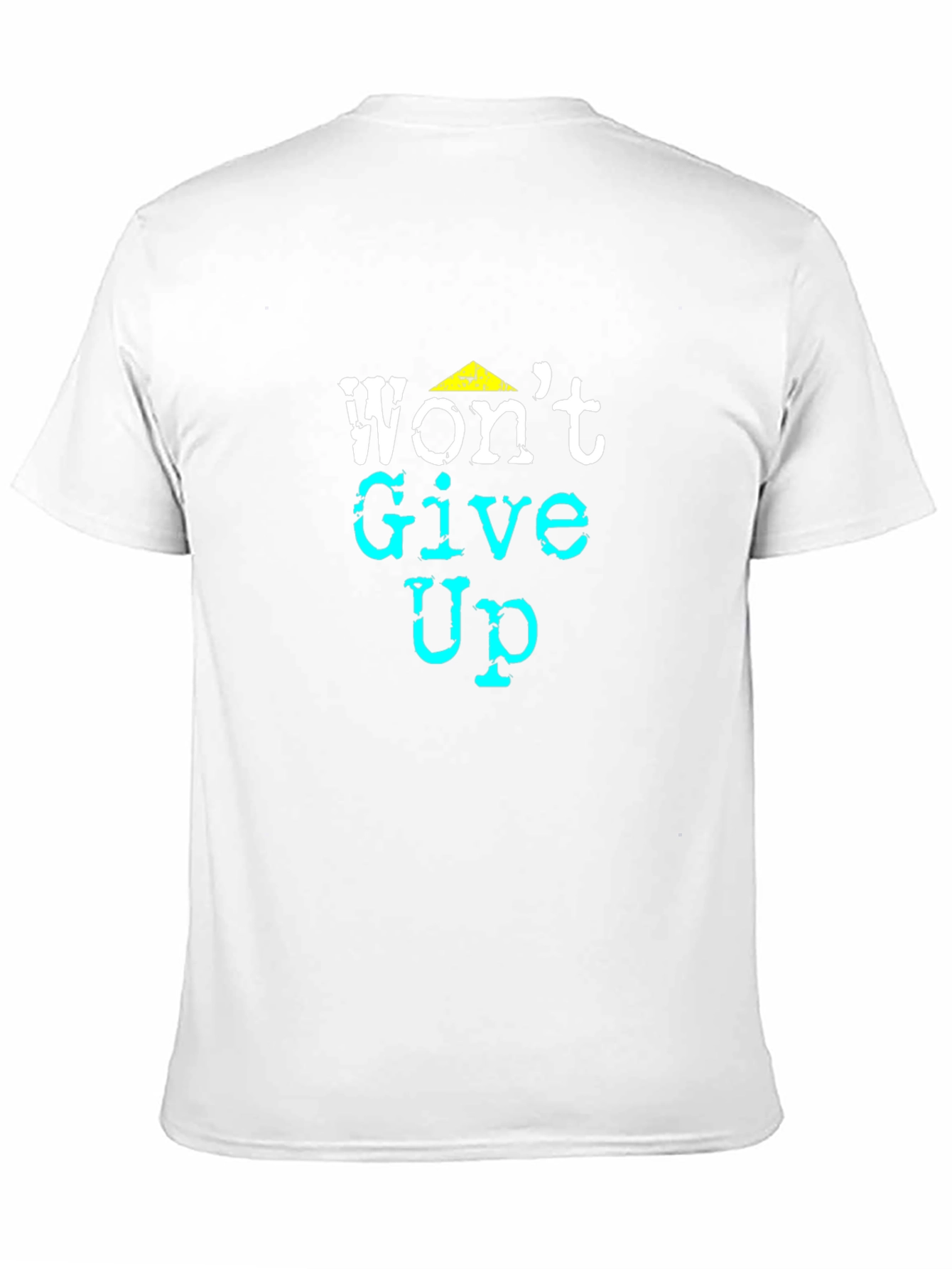 Wont Give Up Black Graphic Tee