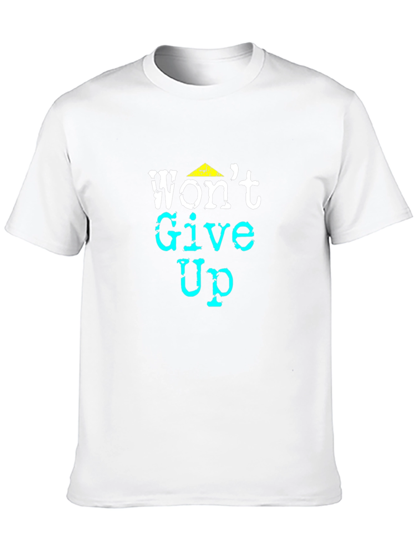 Wont Give Up Black Graphic Tee