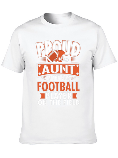 Proud Aunt Football Player T-Shirt