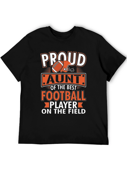 Proud Aunt Football Player T-Shirt