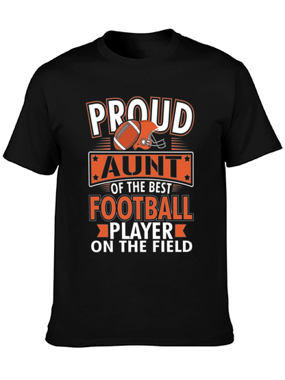 Proud Aunt Football Player T-Shirt