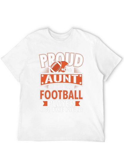 Proud Aunt Football Player T-Shirt