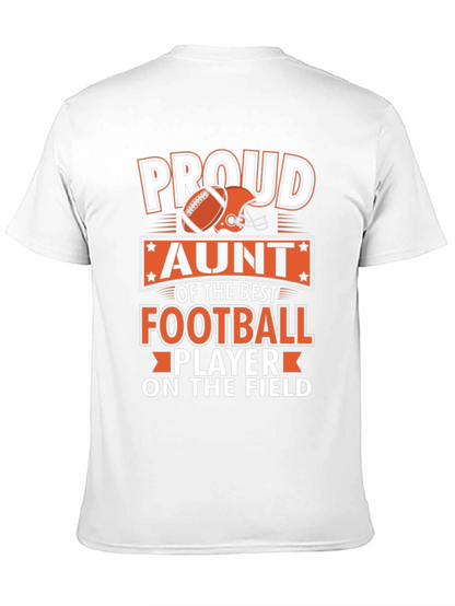 Proud Aunt Football Player T-Shirt