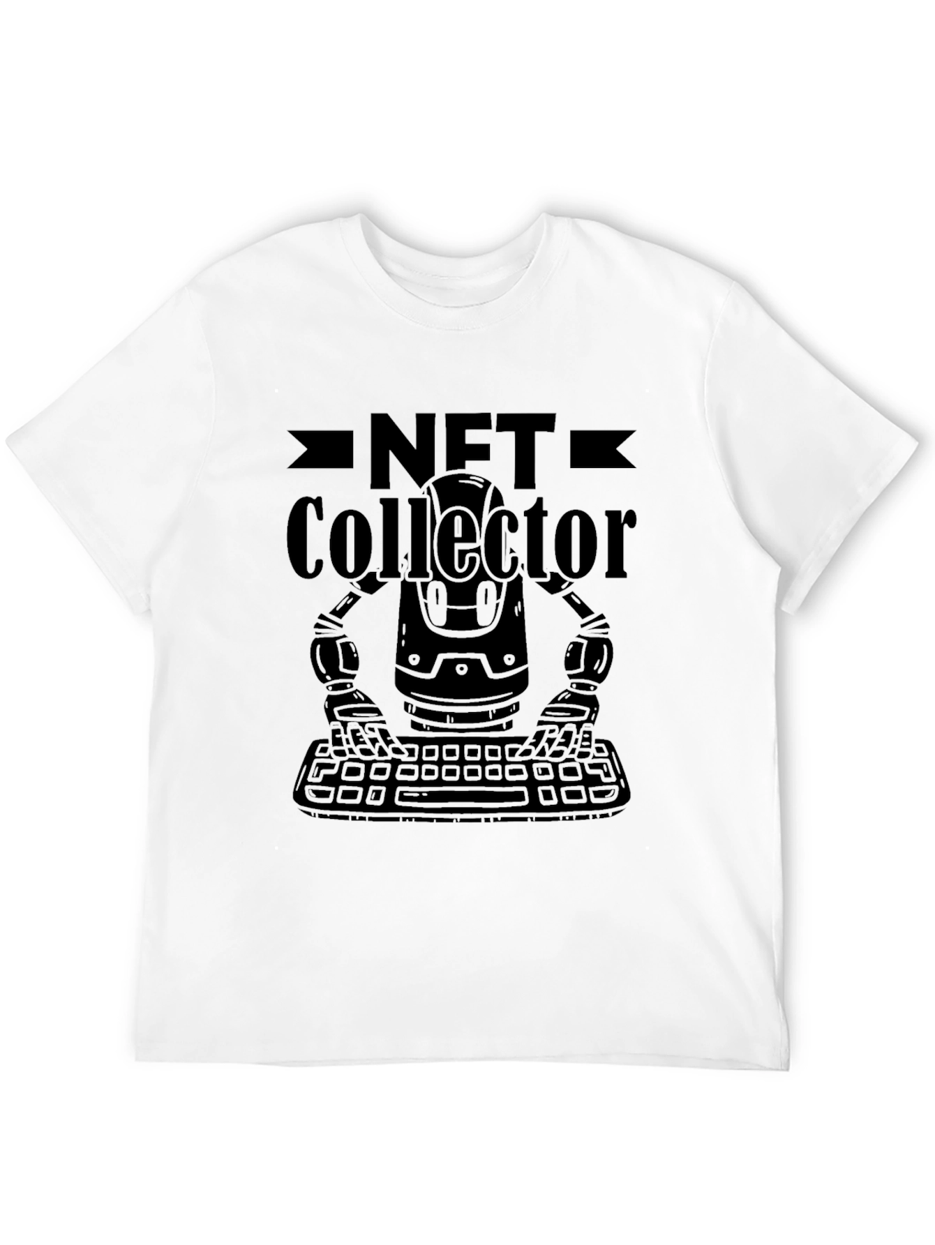 NFT Collector Robot Graphic T-Shirt