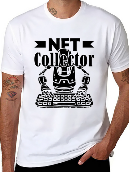 NFT Collector Robot Graphic T-Shirt