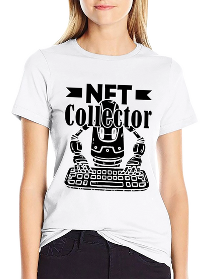 NFT Collector Robot Graphic T-Shirt