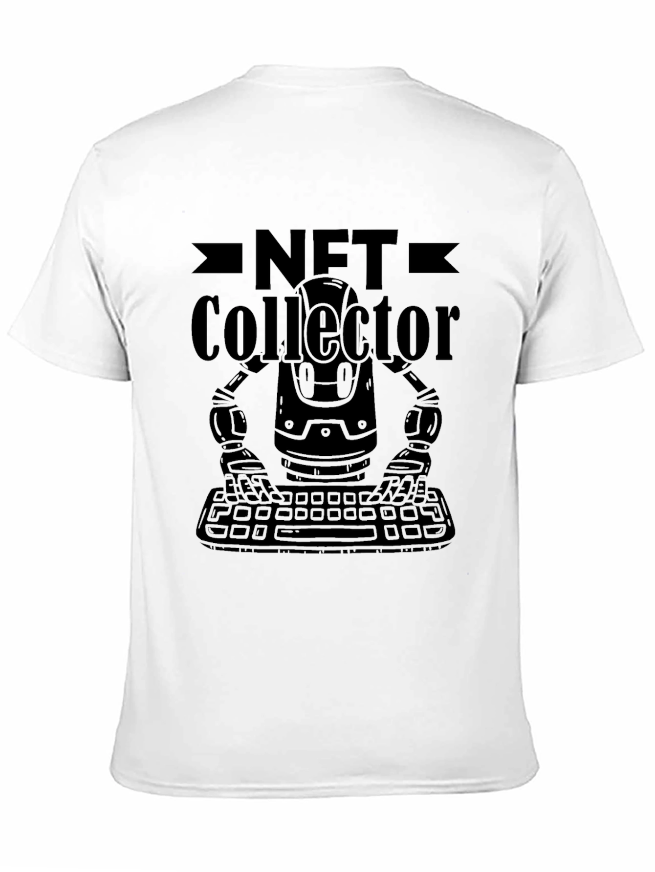 NFT Collector Robot Graphic T-Shirt