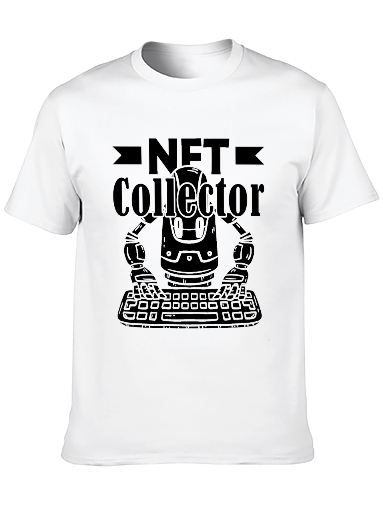 NFT Collector Robot Graphic T-Shirt