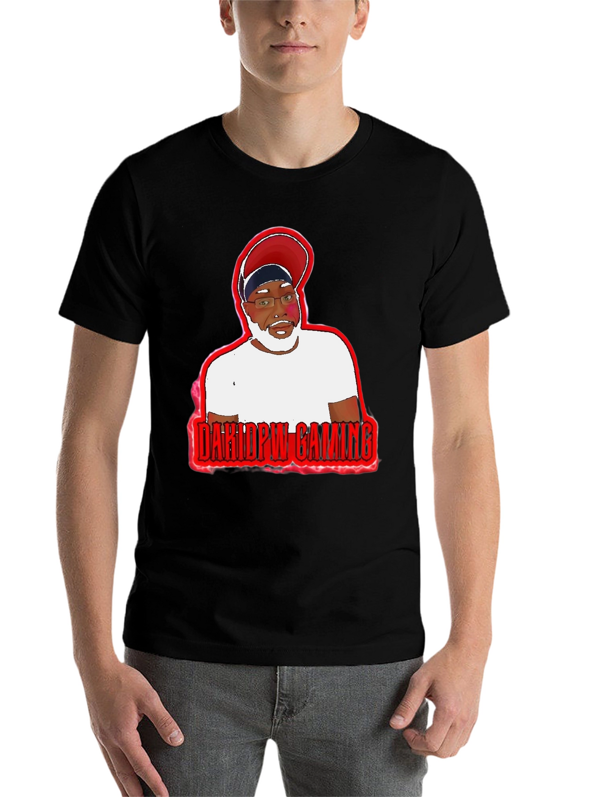 DAHIDPW Gaming T-Shirt - Black Graphic Tee