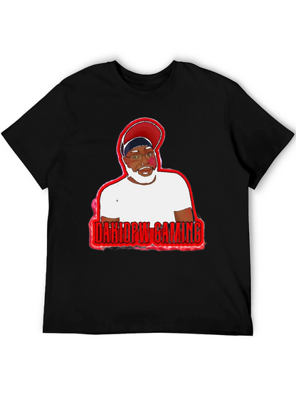 DAHIDPW Gaming T-Shirt - Black Graphic Tee