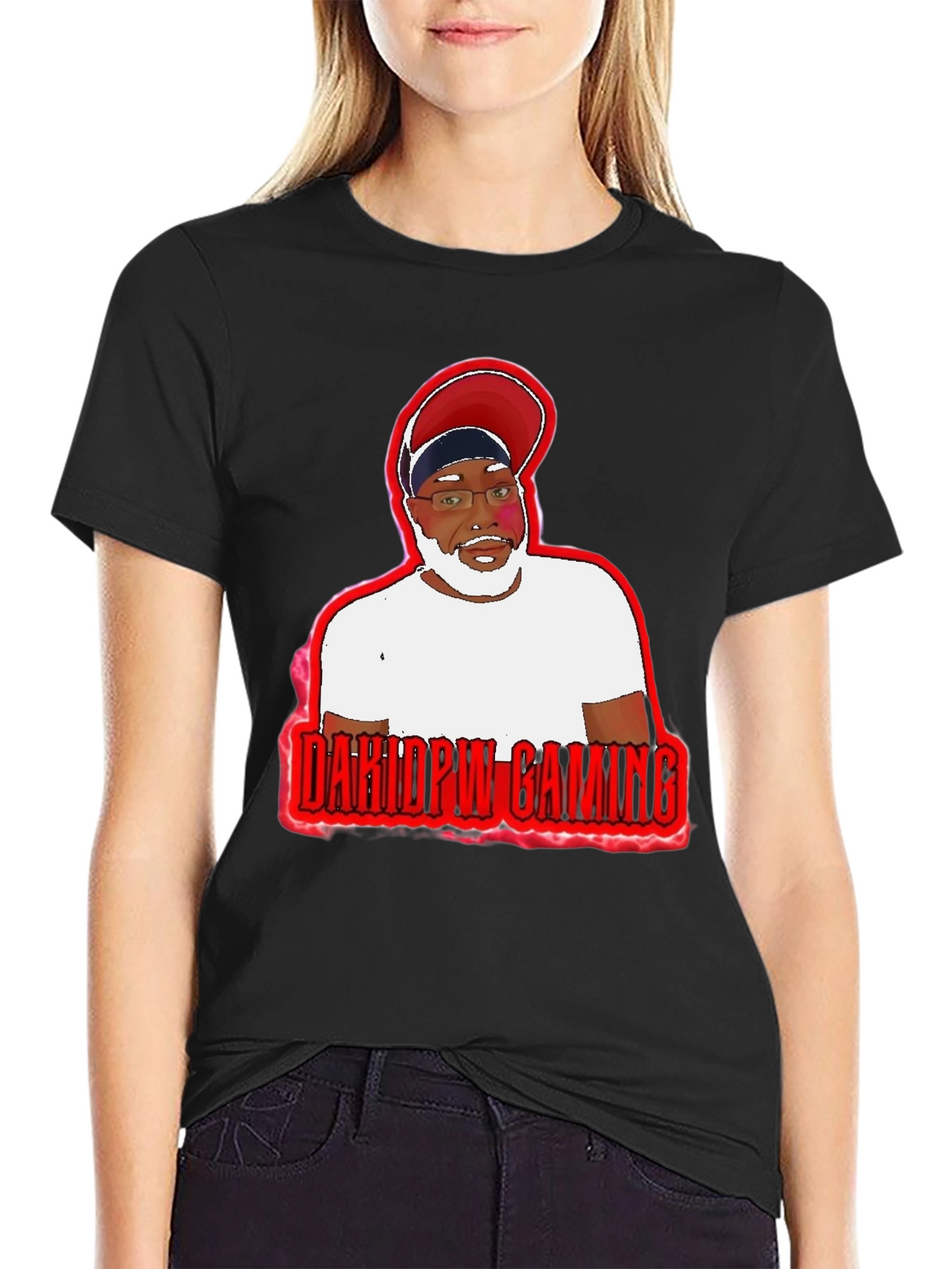 DAHIDPW Gaming T-Shirt - Black Graphic Tee