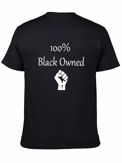 100% Black Owned T-Shirt -✊ Black Pride
