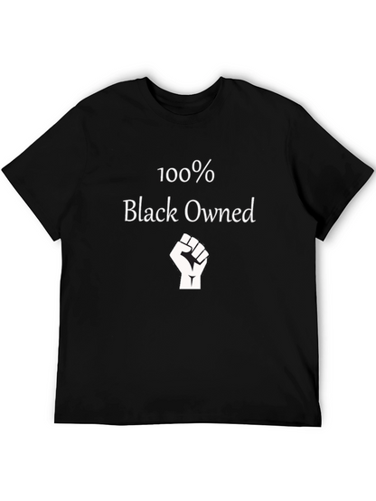 100% Black Owned T-Shirt -✊ Black Pride