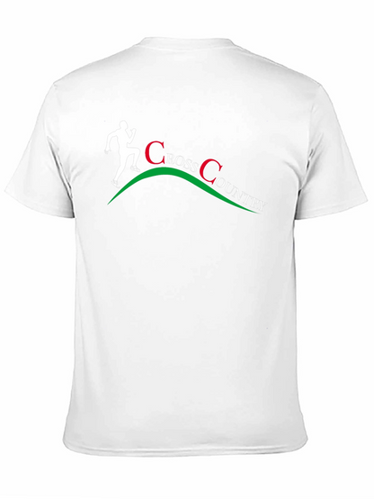 Cross Country Runner Graphic T-Shirt - Black