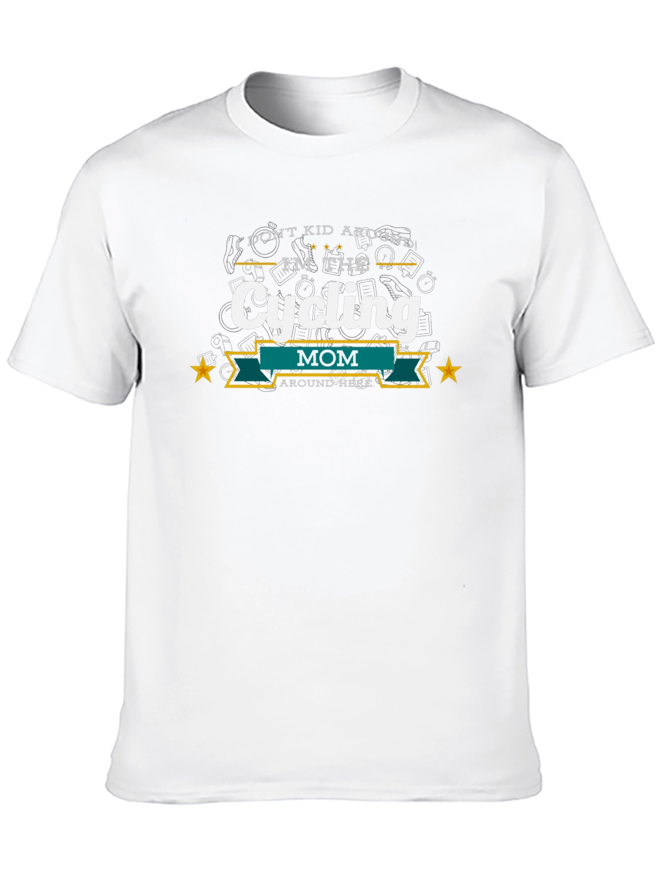 Cycling Mom Graphic T-Shirt