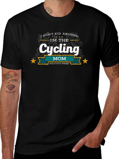 Cycling Mom Graphic T-Shirt