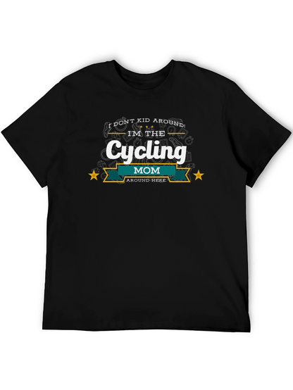 Cycling Mom Graphic T-Shirt
