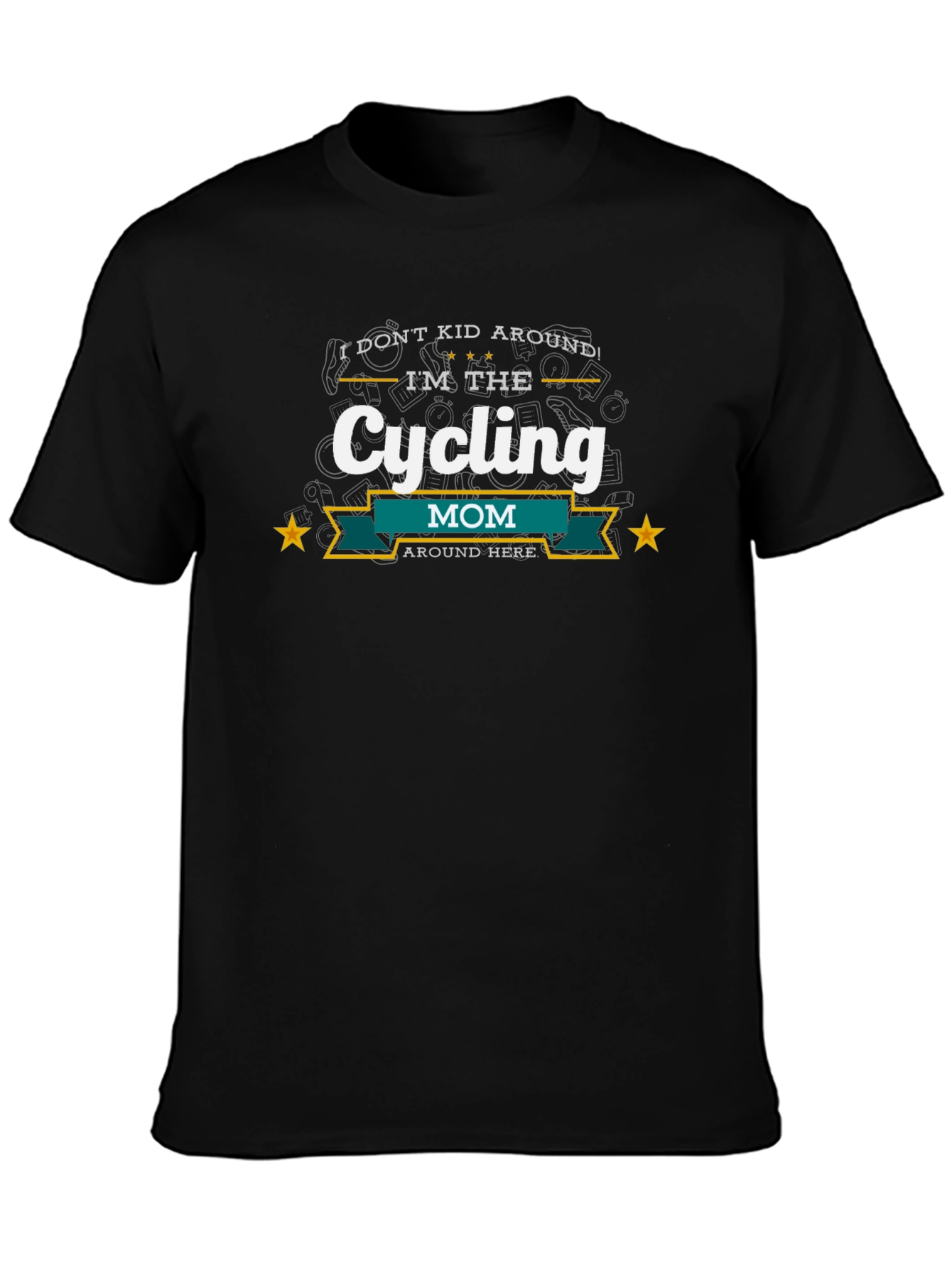 Cycling Mom Graphic T-Shirt